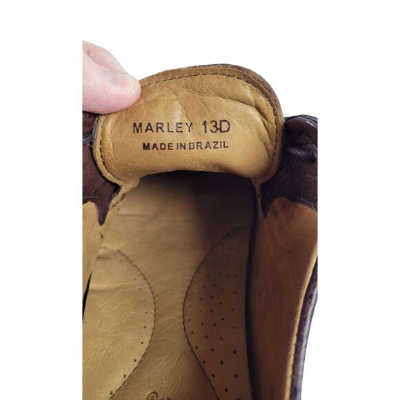 4283 Brown Lace Up Dress Shoes Men\'s 13 D